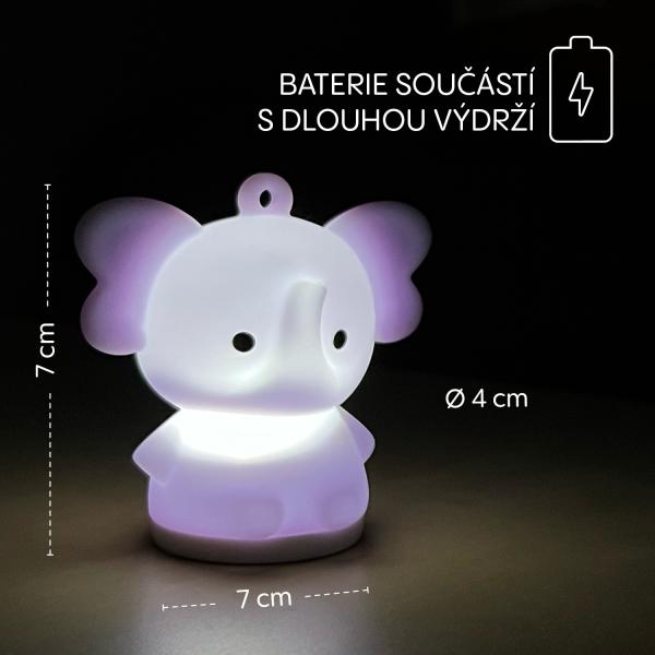Silikonové závěsné světlo LED, Elephant (obrázek 9)