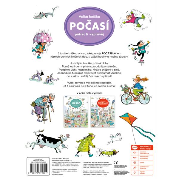 Velká knížka Počasí – Pátrej & vyprávěj (obrázek 6)