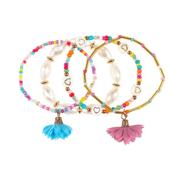 Souza Souza! - Náramky Gina flower blue - 4 ks