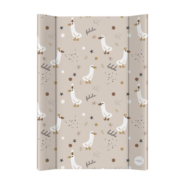 CEBA BABY Podložka prebaľovacia 2-hranná mäkká (50x70) Basic Crazy Ducks