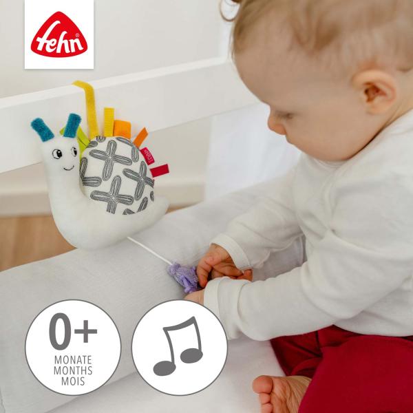 Mini hrací šneček, DoBabyDoo B&W (obrázek 3)