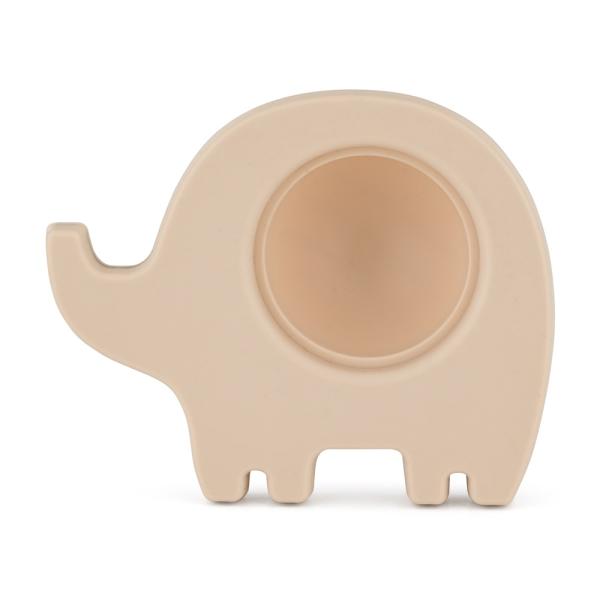 PETITE&MARS Hračka silikonová Elephant Edwin Misty Green 6m+ (obrázek 2)