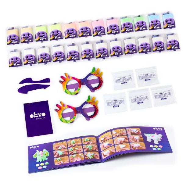 OKTO Samotvrdnoucí modelovací hmota set bílá a pastelová 24 ks (obrázek 3)