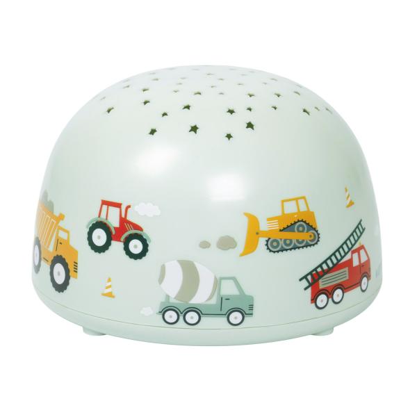 A Little Lovely Company - lampa s projektorem - vozidla