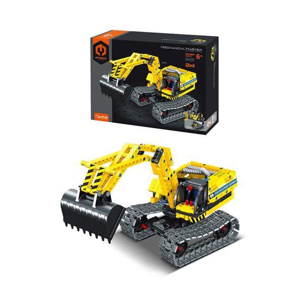 iM.Master Stavebnice bagr robot 2v1 31x14x16 cm