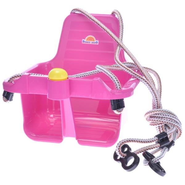 Hojdačka s klaksónom ružová