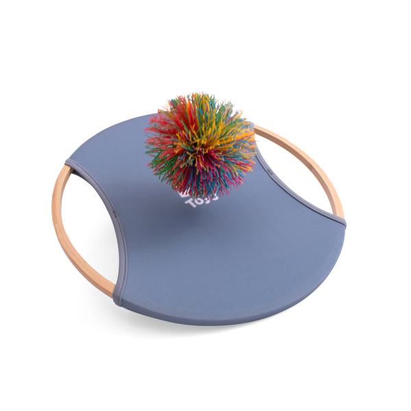 BS Toys Tenisový trampolínový set s chlupatým míčkem