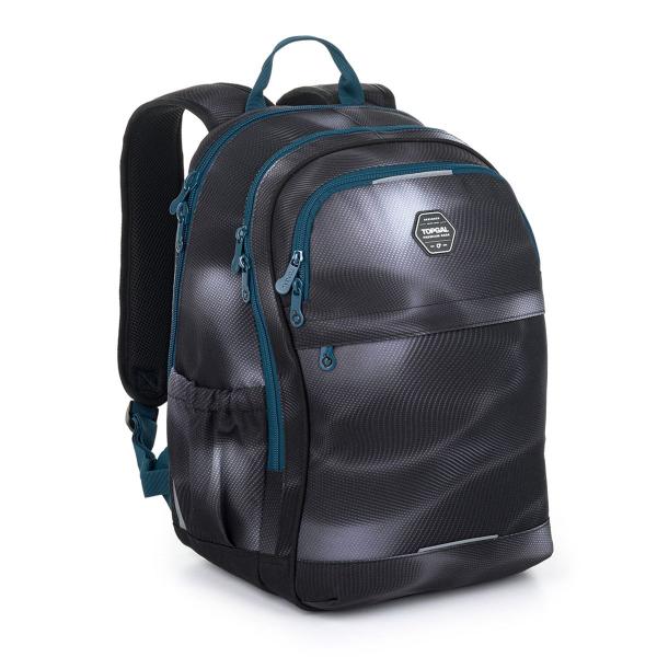 Študentský batoh Modré žíhanie Topgal RUBI 25034