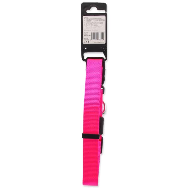 Obojek Active Dog Premium L růžový 2,5×45-68cm