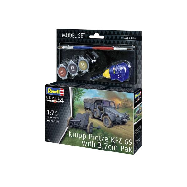 ModelSet military 63344 – Krupp Protze Kfz 69 s 3,7cm Pak (1:76)