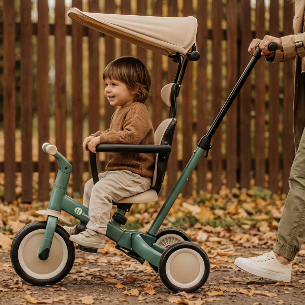 PETITE&MARS Tříkolka multifunkční 5v1 Turbo Plus Desert Sand (obrázek 5)