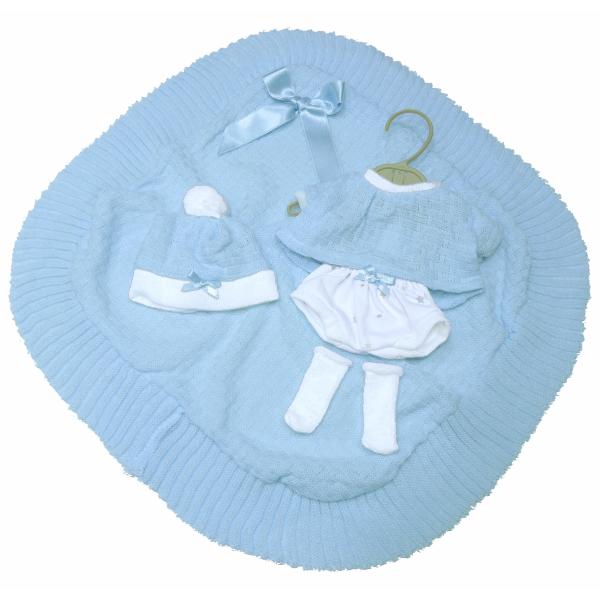 Llorens M635-61 obleček pro panenku miminko NEW BORN velikosti 35-36 cm