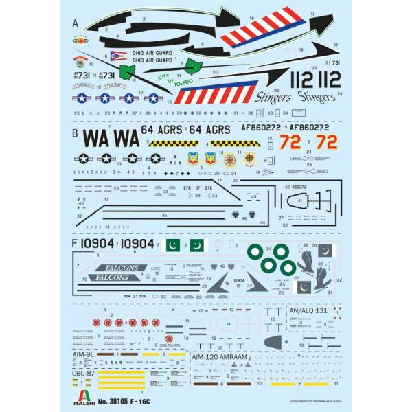 Model Kit War Thunder letadlo 35105 – F-16C Fighting Falcon (1:48)