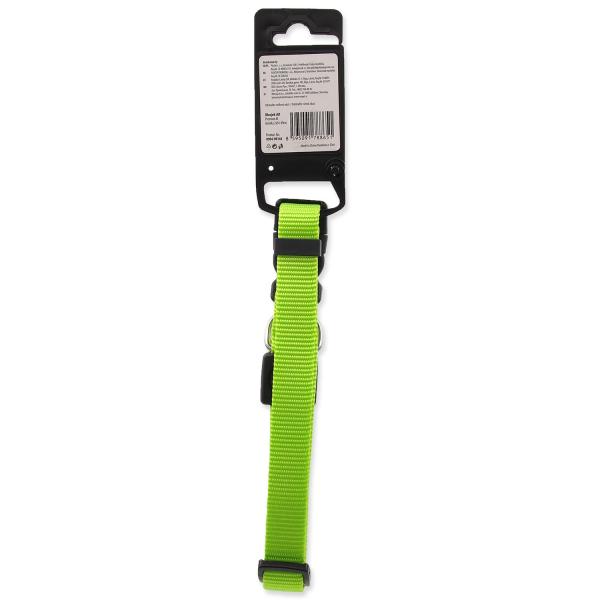 Obojek Active Dog Premium M limetka 2×34-49cm