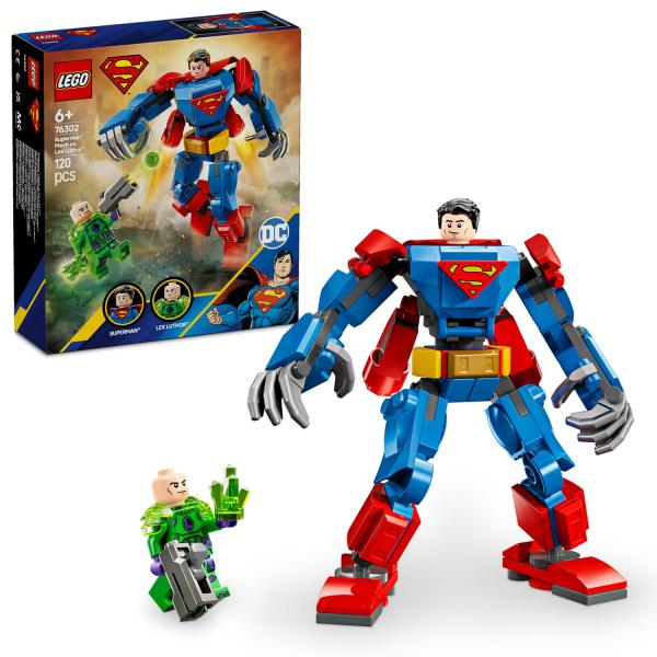 LEGO® DC Batman™ 76302 Superman™ in armatura robotica vs. Lex Luthor™