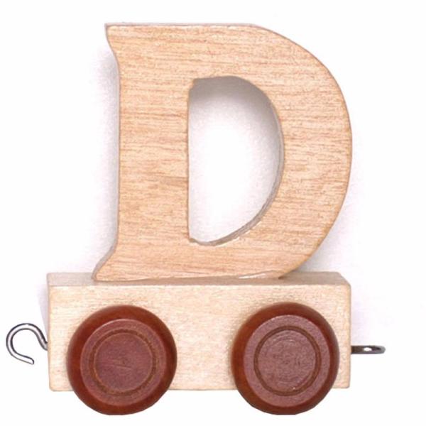 Bino Vagónek-D-hnědé kolečka