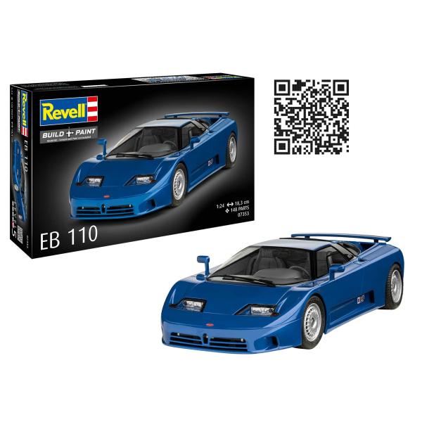 Plastic ModelKit auto 07353 – Bugatti EB110 (1:24)