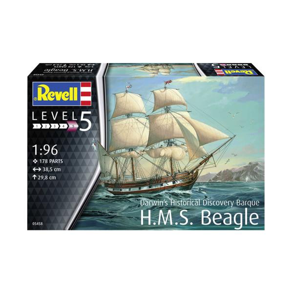 Plastikový modelový kit lode 05458 - H.M.S. Beagle (1:96) (obrázek 3)