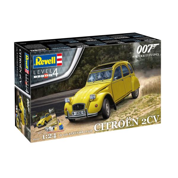 Gift-Set James Bond 05663 - For Your Eyes Only Citroen 2 CV (1:24)