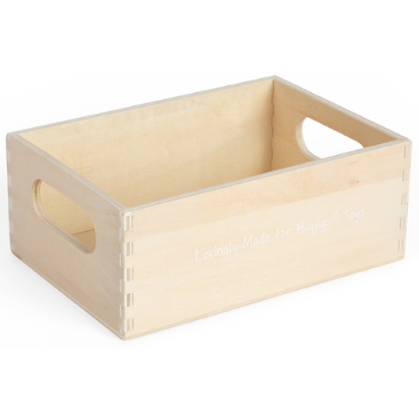 Bigjigs Toys Dřevěná krabička na potraviny