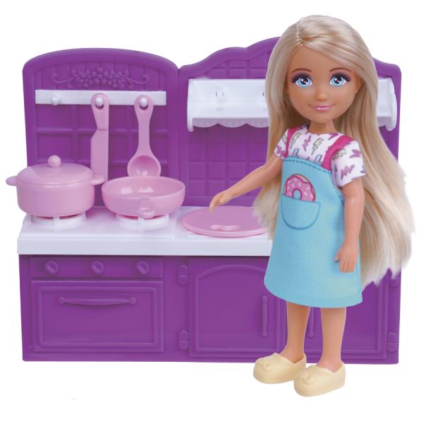 Panenka KATKA s kuchyňským setem