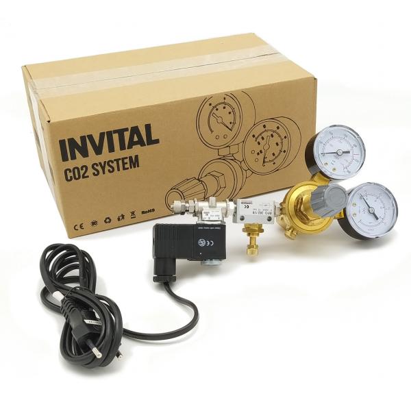 Kompletní sada CO2 s nočním vypnutím bez lahve se závitem W 21.8