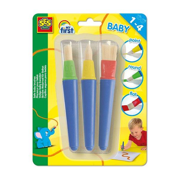 Moje prvé maľovanie - sada štetcov, 3ks