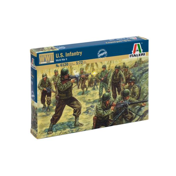 Model Kit figurky 6120 - WWII - AMERICAN INFANTRY (1:72)