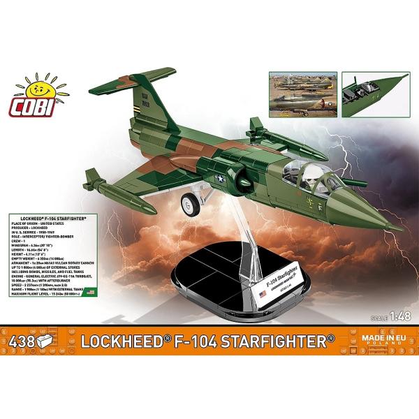 Cobi Vietnam War Lockheed F-104 Starfighter, 1:48, 430 k (obrázek 4)