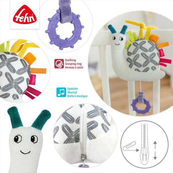 Mini hrací šneček, DoBabyDoo B&W (obrázek 4)