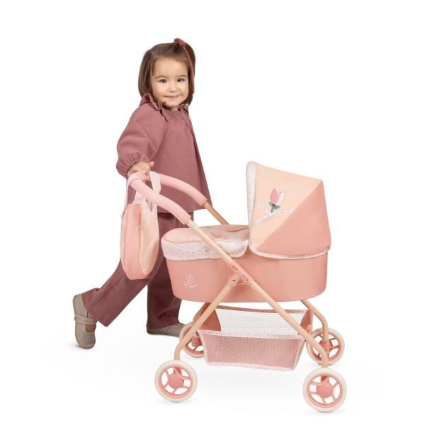 DeCuevas 86074 Můj první kočárek pro panenky s taškou Tulipe 2025 - 56 cm (obrázek 3)