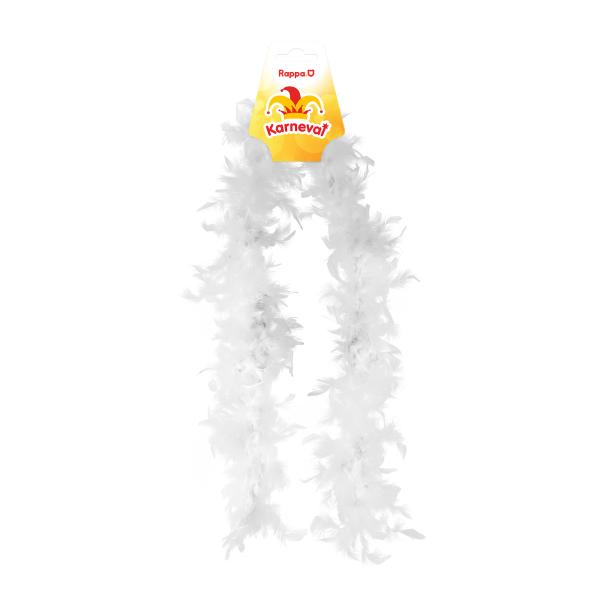 Boa bílé s peřím 2 m