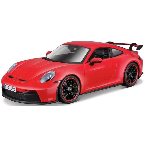Maisto - 2022 Porsche 911 GT3, červené, 1:18