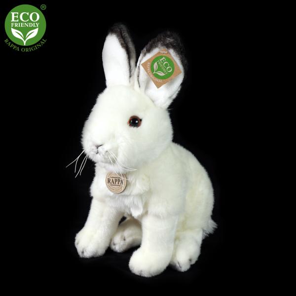 Plyšový zajíc polární sedící 30 cm ECO-FRIENDLY (obrázek 4)
