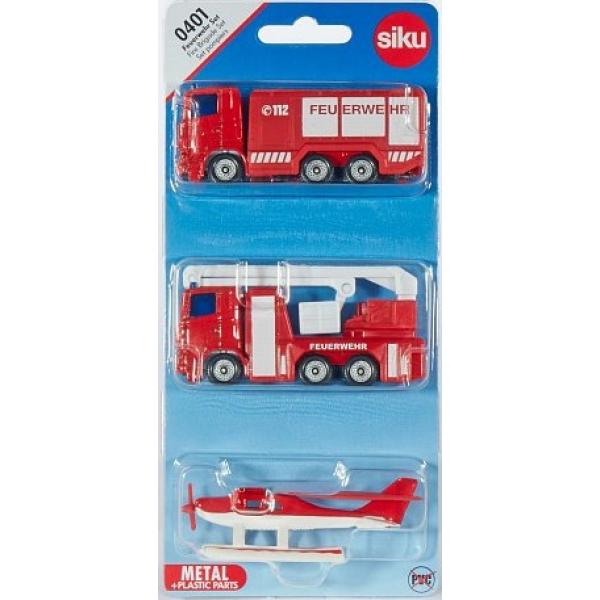 SIKU Blister set - hasičský set, 3 ks