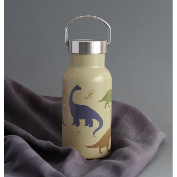 A Little Lovely Company - nerezová láhev na pití, 350 ml - dinosauři (obrázek 6)