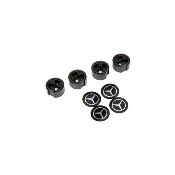 Traxxas Radmutterabdeckung (4): Mercedes G500-image