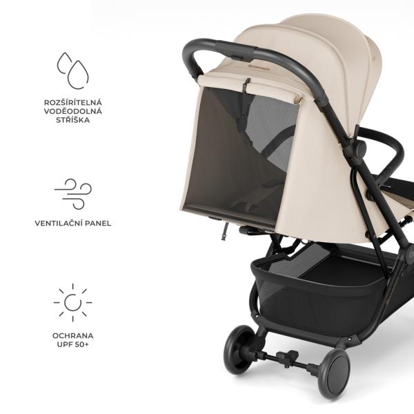KINDERKRAFT SELECT Kočárek sportovní Pilot 2 Beige (obrázek 6)