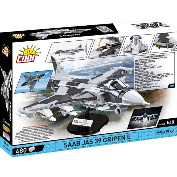 Cobi Armed Forces SAAB JAS 39 Gripen E, 1:48, 480 k
