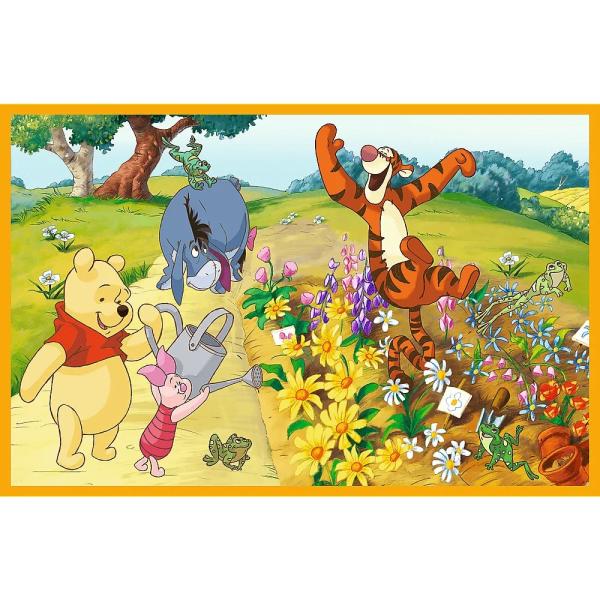 Trefl Puzzle 2x24 Medvídek Pú / Den na zahradě (obrázek 3)