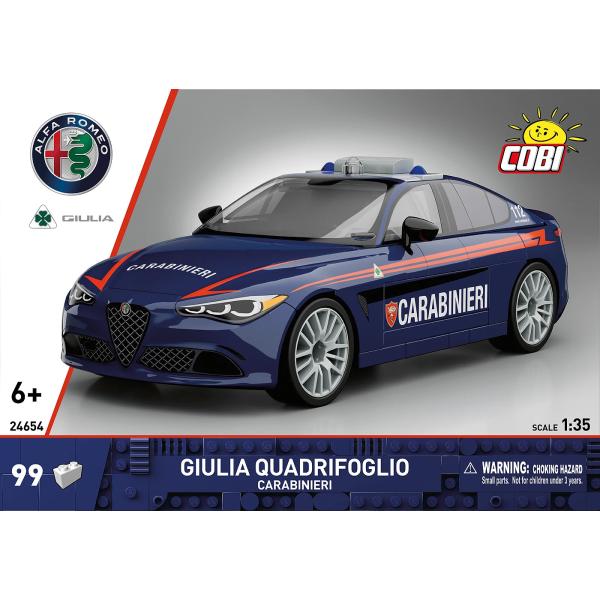 Cobi 24654 Alfa Romeo Giulia Quadrifoglio Carabinieri, 1:35, 99 k (obrázek 4)