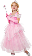 Princezná PINK detský kostým veľkosť (98-104cm)