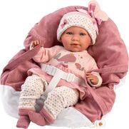 Llorens 74014 NEW BORN - realistická bábika bábätko so zvukmi a mäkkým látkovým telom - 42