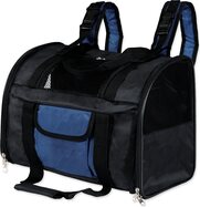 Batoh Trixie prenosný čierna a modrá 42x29x21cm