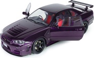 1:18 NISSAN SKYLINE (R34) GT-R Z TUNE MIDNIGHT PURPLE