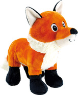 Volpe di peluche dal piede piccolo