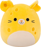 SQUISHMALLOWS Syrová myška - Amelia, 30 cm