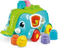 Clemmy baby - vozík sloníča, 10 kociek