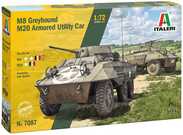 Комплект модел военен 7087 - M8 Greyhound / M20 (1:72)