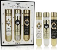 ACCENTRA Set za kupanje Winter Glamour u epruvetama Vanilija i mošus 2x 60ml + 80g